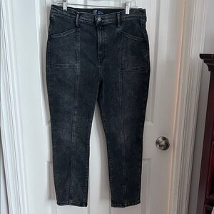 Gap Women's Washed Black Slim Jenas